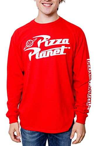 Disney Toy Story Pixar Pizza Planet Delivery Express Long Sleeve Men's T-Shirt