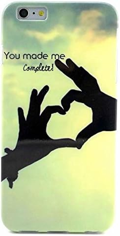 Wandeneng TPU Hand Back Soft Gel Cover Case for Apple Iphone 6 4.7"