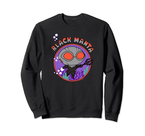 Image of Aquaman and the Lost Kingdom Chibi Black Manta Sweatshirt