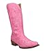 ROPER Womens Riley Embroidered Snip Toe Casual Boots Mid Calf Low Heel 1-2