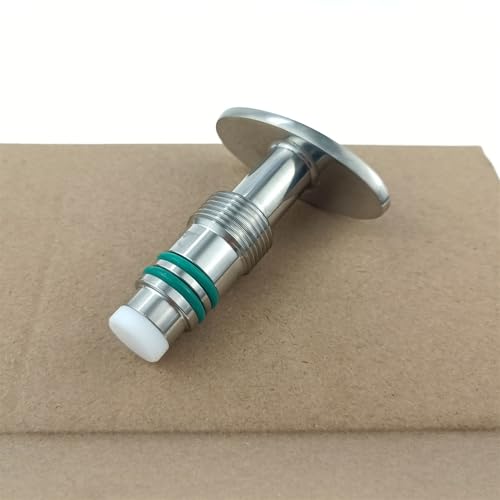 JOWINFLOW 1.5 Inch Tri Clamp Sample Tap Valve, SS304 Stainless Steel, 3/8 Inch OD Barb, One-piece Body with TC50.5mm Tri Clover Connection