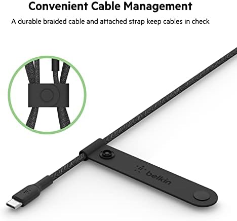 Belkin Portable Wireless Charger Pad with MagSafe (Fast Charging Up To 15W, Kick Stand for Flawless Compatibility with iPhone 14, iPhone 13 and iPhone 12 series, PSU not included)  Black