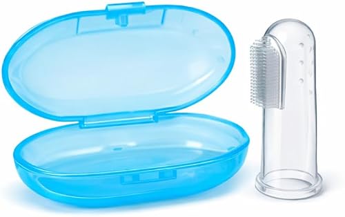 Silicone Baby Finger Toothbrush - Dual-Sided Gum Massager