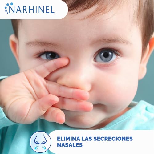 Miniatura 4 de Narhinel Maxi Formato 60 Recambios Para Aspirador Nasal Bebé Y Niños Con Filtro Higiénico Absorbente Para Retener El Moco, Desechable, Suave, Paquete De 60 Recambios