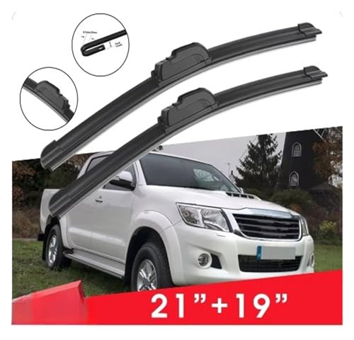 Balais d'essuie-glace avant 21"+19" pour Hi-Lux 2005-2015 - 6