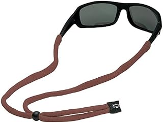 Chums Original Standard Cotton Eyewear Retainer Small End Dark Brown - Chestnut