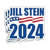 MAIANEY Jill Stein 2024 Sticker Jill Stein for President Sticker Green Party USA President Election 2024 Support Gifts Decorations Laptop Water Bottle Car Window