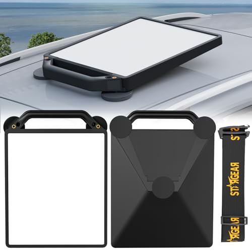 STARGEAR Starlink Mini Magnetic Mount with Protective Silicone Case, 2 in 1 Satellite Dish Mounting Kit & Cover with 200lbs Magnet Bases Handle Shoulder Strap & 1/4'-20 Nuts for RVs Car Boat/Road Trip