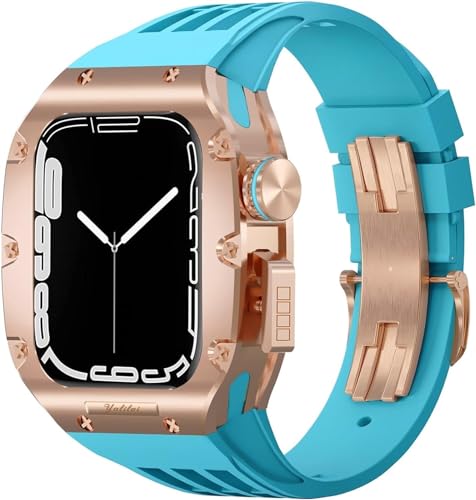 CEKGDB �`�^���������v�P�[�X + �t�b�f�S�����v�o���h���� RM �C���L�b�g�AApple Watch 8 45 �~�����[�g�� 6 5 4 44 �~�����[�g�� Mod �L�b�g�������v�J�o�[(E,44mm)