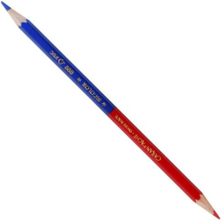Caran D'ache Technalo Bicolor Pencil, Blue/Red (999.300)