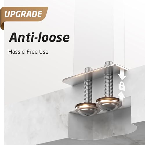KES Standing Towel Racks for Bathroom 2-Tier, Floor Towel Rack Stand with Heavy Marble Base, Upgrade Steady Freestanding Design, Pro-Grade 18/8 Stainless Steel Brushed Finish, BTH217-2 by KES - Image 8