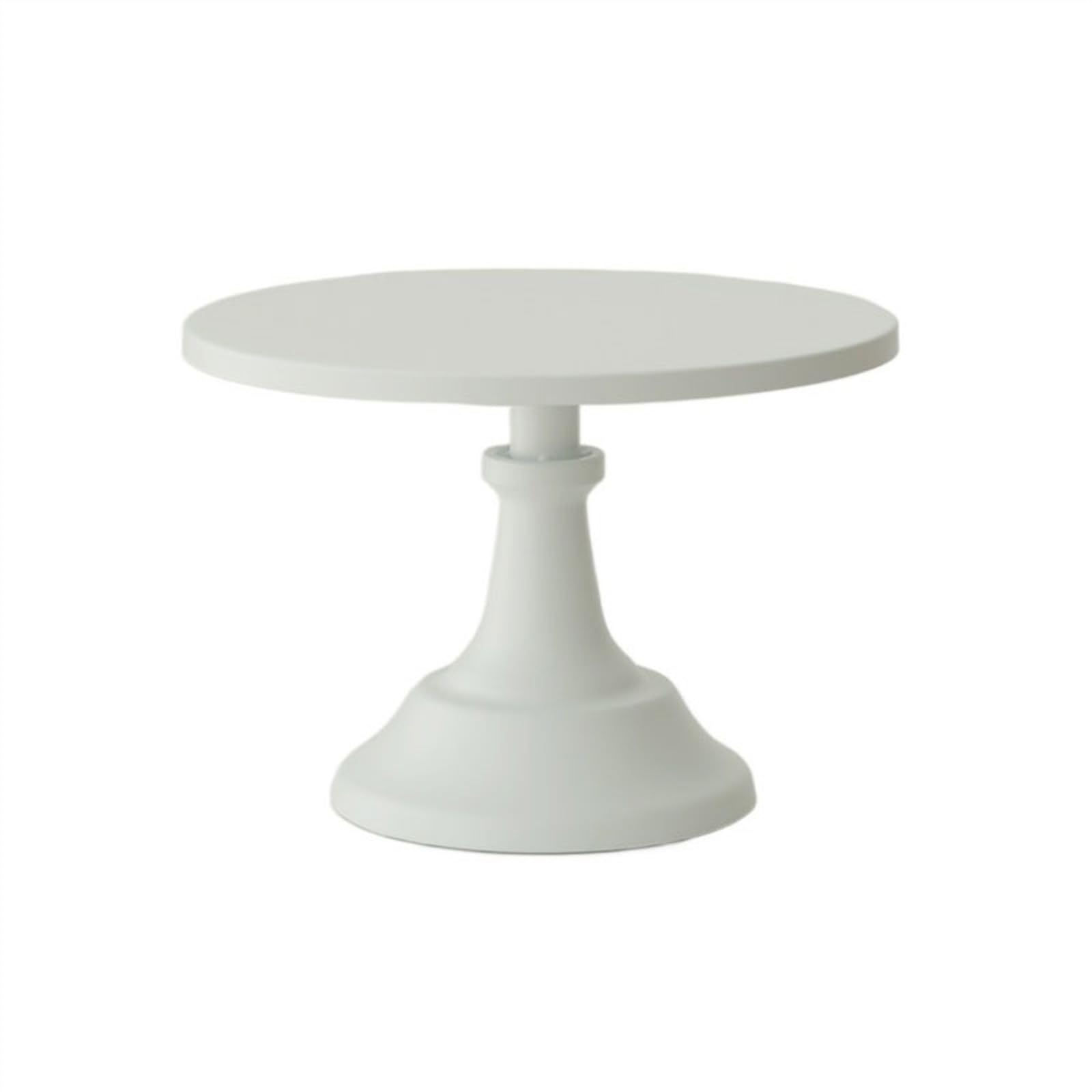 cake stand 20cm/25cm/30cm Minimalist and Fashionable High Legged Dessert Display Cake Rack Dim Sum Bread Tray tiered cake stand(White,25cm)