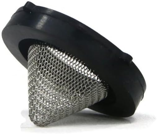 Miniatura 6 de The ROP Shop Paquete de 5 arandelas de goma con filtro de cono de malla de acero para bomba de agua a presión