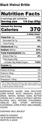 Packaged Premium Candy - 2 Pack (Black Walnut Brittle (10 Oz. Tub)) #TOP3