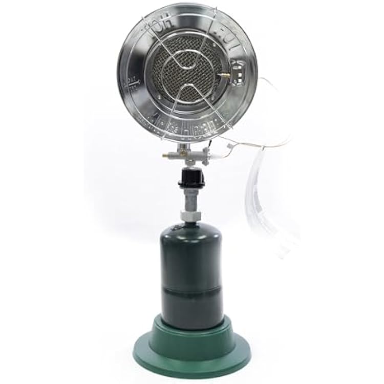 Mr. Heater MH15 Single Tank Top Outdoor Propane Heater, Silver