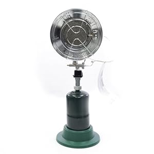Mr. Heater MH15 Single Tank Top Outdoor Propane Heater, Silver