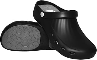 REIS PRIMA CLOG EVA Clogs mit Dual-Funktionsriemen, Farbe: Schwarz, Größe: 42 EU