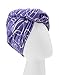 Turbie Twist Microfiber Hair Towel Wrap [2 Pack] - The Original Microfiber Hair Wrap As Seen On TV! Signature Prints [Purple] Hair Turban Towel Wraps - Plopping Towel for Long and Curly Hair Women