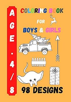 Paperback Coloring Book for Boys and Girls: Kids Coloring Activity Book