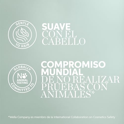 Miniatura 10 de Wella Professionals Nutricurls Acondicionador Limpiador Para Rizos Y Ondas - Con Aceite De Jojoba, 250ml