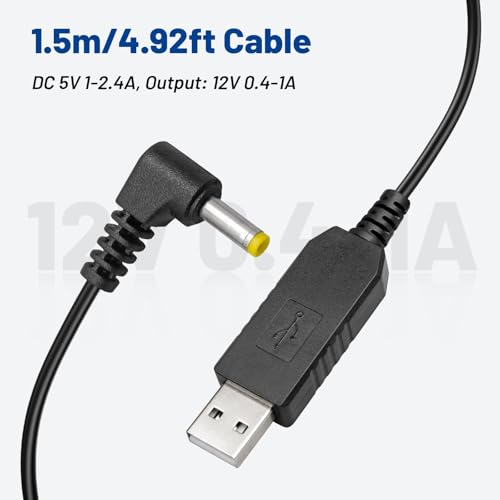 Cargador USB para Yaesu walkie talkie FT-60 FT-60R VX-7R CD-41 cables 4