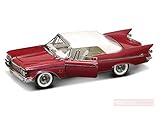 Peso/Weight: 1.2 Lucky DIECAST LDC20138R Chrysler Imperial Closed Convertible 1961 RED/White 1:18 kompatibel mit