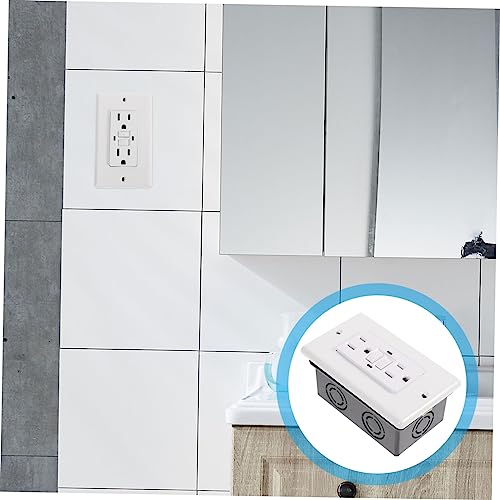 OSALADI 3pcs Gfci Socket Wall Outlet Electric Outlets Accessories