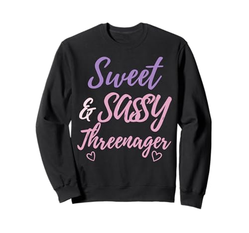 Sweet Sassy Threenager 3rd Birthday Vibes for Girls �g���[�i�[
