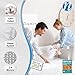 National Allergy 100% Cotton Full Mattress Encasement 54x75x9, Hypoallergenic, Dust Proof Zippered 6-Sided Cover, Breathable, Noiseless Natural Cotton, AAFA & Oeko-TEX Certified