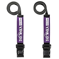 Tatonka Packriemen Easy Strap 18mm / 0,75m (2 Stück) - Zwei Spanngurte mit Metallschließe - 1,8 cm breit und 75 cm lang - Zur Volumenregulierung oder zum Befestigen von Ausrüstung