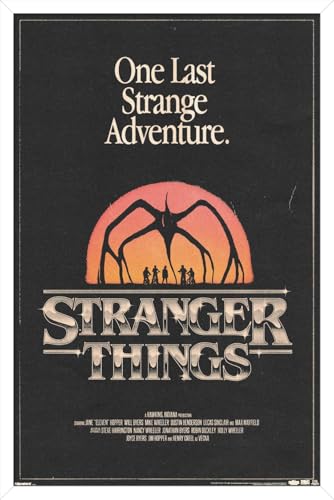 Trends International Netflix Stranger Things: Season 5 (2025) - The Mind Flayer Wall Poster, 34L x 22.4W, White Framed Version