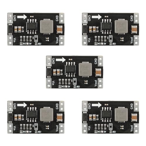 EC Buying 5Pcs DC-DC Power Supply Module 5A Step-Down 12V-9V to 5V Output TPS54627 Efficient Stable Voltage Regulator
