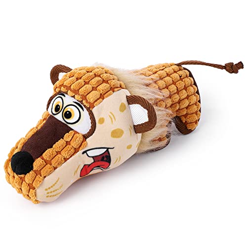 GAOMON Dog Squeaky Toys, Durable Plush Chew Toys, Interactive Tug of War Toy for Small and Medium Dogs