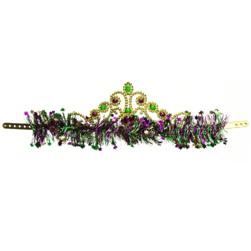 Jac Mardi Gras Crown Headband,Womens - Green Yellow Purple Osfm #TOP1