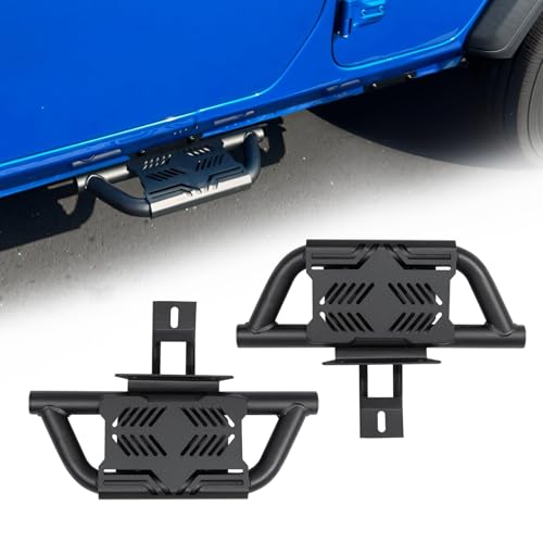 BroaddictEZ Side Steps Fit for 2018-2025 Jeep Wrangler JL 4 Door/2 Door Running Boards