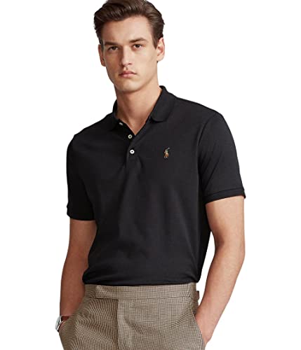 POLO RALPH LAUREN Men's Soft Touch Polo Shirt, Polo Black, S at