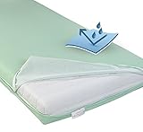 ABWISCHBAR - Dieser Matratzenbezug ist resistent gegen Fette, Blut, Urin und Desinfektionsmittel und dazu leicht abwischbar. Sie müssen also nicht jedes mal diesen Bezug waschen, sondern können diesen leicht und schnell reinigen.