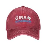 Gina-Hinojosa 2026 Hat Hinojosa for Texas Governor Men Women Trucker Hat Dad Baseball Cap zy105 Red