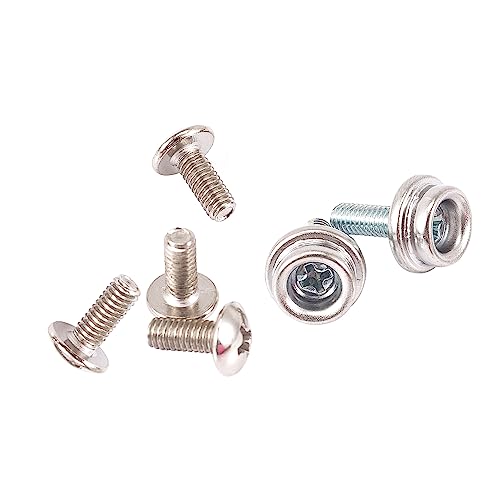 Football Helmet Repair Kit, Helmet Mask Screw Kit, Universal Facemask Hardware Kit, Stainless Steel Sports Helmets Repair Kit, Football Helmet Hardware Kit for Youth Baseball Sports