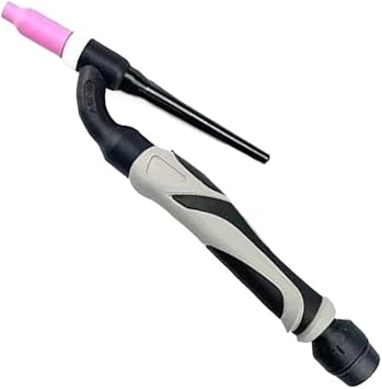 Welding Torch Head Gun Body Argon WP18f 18fv Flex Torch for Air Cooled Gas Tungsten Arc Welder A-200 Gray,WP-18FV