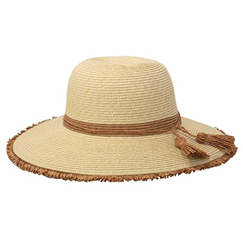 Chapeau de protection solaire UV UPF50 Tréviso marron réglable taille unique