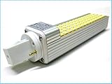  PLC de la lámpara LED G24 2 Pin 220V 12W 60 SMD 5050 Blanco cálido Bajo Consumo