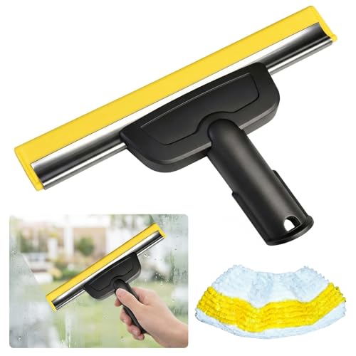 Boquilla para ventanas Kärcher SC1, SC2, SC3, SC4, SC5, SC7, CTK10, CTK20, accesorios de repuesto 3 en 1, incluye paño de microfibra, limpieza sin rayas para ventanas, espejos y cristal, calidad