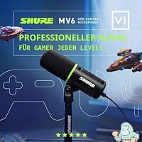 Shure MV6 USB-Gaming-Mikrofon für Streaming und Aufnahmen – Ansicht 4