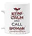 bubbleshirt Tazza Mug in Ceramica Keep Calm And Call Joker - Idea Regalo