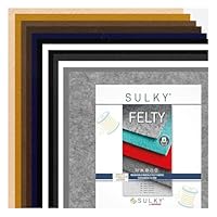 SULKY Stickfilz A4 Polyester - 1,5mm Formstabil Für Basteln & Stickerei