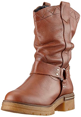 MUSSE & CLOUD Carlina, Botas Altas para Mujer, Marrón (BGE 100), 37 EU