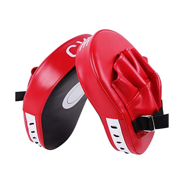 Cyfie-Boxing-Kick-Pads-Target-Kick-Pad-Hand-Pads-Thai-Pads-Karate-Kick-Pads-Kickboxing-Training-Pads-Martial-Arts-MMA-Punching-Mitts-Kicking-Boxing-Shield-Training-for-Men-Women-Gym Boxing Kick Pads Target Kick Pad Hand Pads Thai Pads Karate Kick Pads Kickboxing Training Pads Martial Arts MMA Punching Mitts Kicking Boxing Shield Training for Men Women Gym