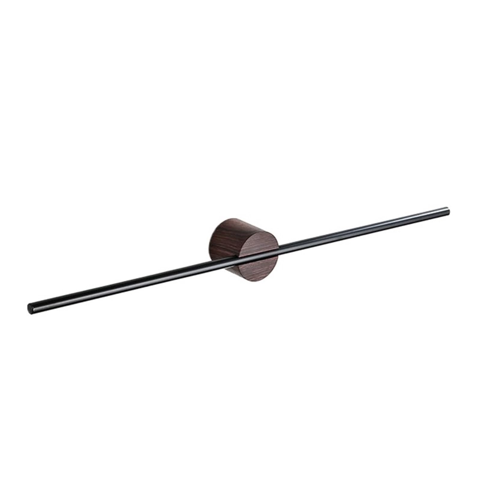 40/50cm Movable Towel Rack Hanger Bath Holder Wall Bar Space Aluminum Bathroom Shelf Kitchen Storage Easy Maintenance(H 50cm Stripe Black)