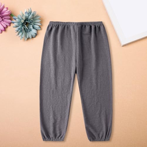 Boys Girls Casual Sweatpants Elastic Waist Breathable Comfortable Outdoor Running Walking Sport Pants2